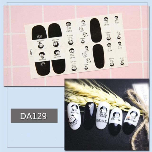 Nail Wraps Polish Decals Strips Golden Glitter 3D Adhesive Full Nail Art Stickers Manicure Kits Women Nail Decorations Accessories Metal Curve Stripe Lines Design Letter Nail Sticker Adhesive Decoration Template Nail Tool Decorations