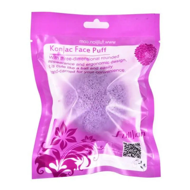 Natural Round Shap Konjac Sponge Face Cleaning Puff