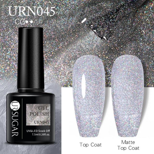 New 2022 Pink Blue Gel Nail Polish UV Color Changing Elegant Luxury Glossy Nail Design For Womens