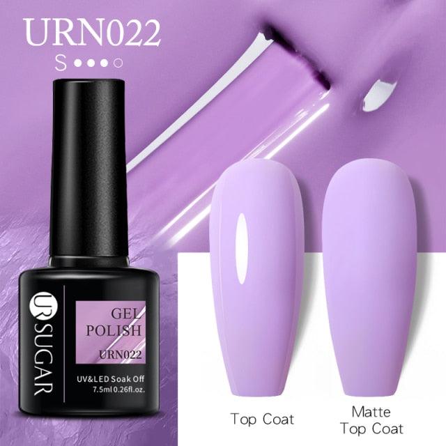 New 2022 Pink Blue Gel Nail Polish UV Color Changing Elegant Luxury Glossy Nail Design For Womens
