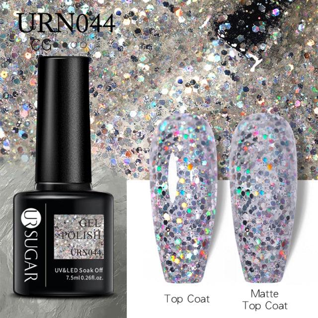 New 2022 Pink Blue Gel Nail Polish UV Color Changing Elegant Luxury Glossy Nail Design For Womens