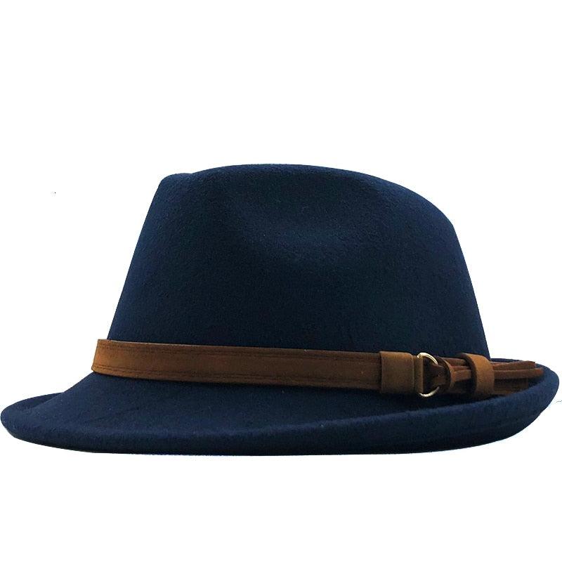 New Casual Women Men Fedora Hat For Winter Autumn Women's  Vintage Hat With Belt Buckle For Men Home Party Daily Clothing Accessories Elegant Men Hat Stevvex