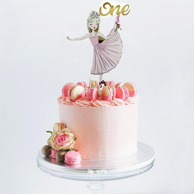 New Colored Flowers Happy Birthday Cake Topper Happy Birthday Cake Topper Acrylic With Flowers Cupcake Topper For Various Birthday Party Cake Decorations Golden Acrylic Birthday Party Dessert Decoration For Baby Shower Baking Supplies Stevvex