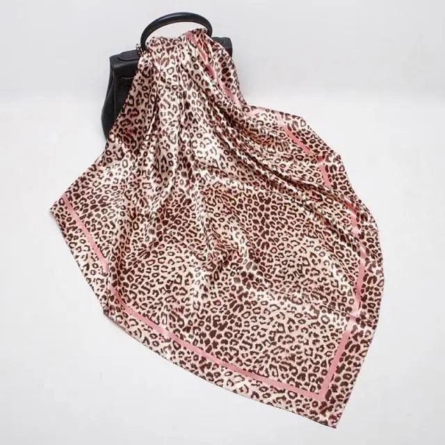New Elegance Fashionable Scarves for Women Shawl Print Silk Satin Hijab Scarf Female Bandana 90*90cm Luxury Square Shawls Scarfs For Ladies Stevvex