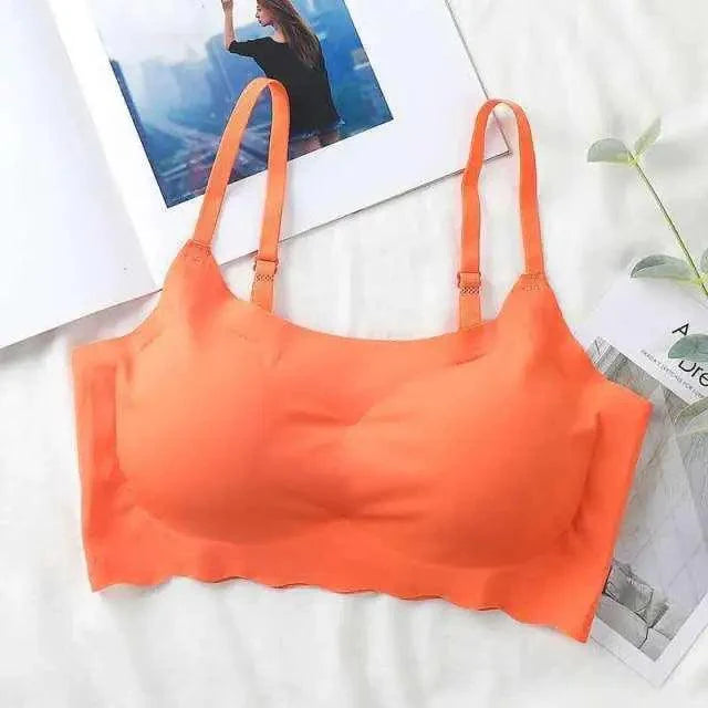 New Incredible Seamless Sports Bra Women's Padded Push Up Sports Yoga Top Shockproof Plus Size Gym Workout Bra U Back Sports Vest Stevvex