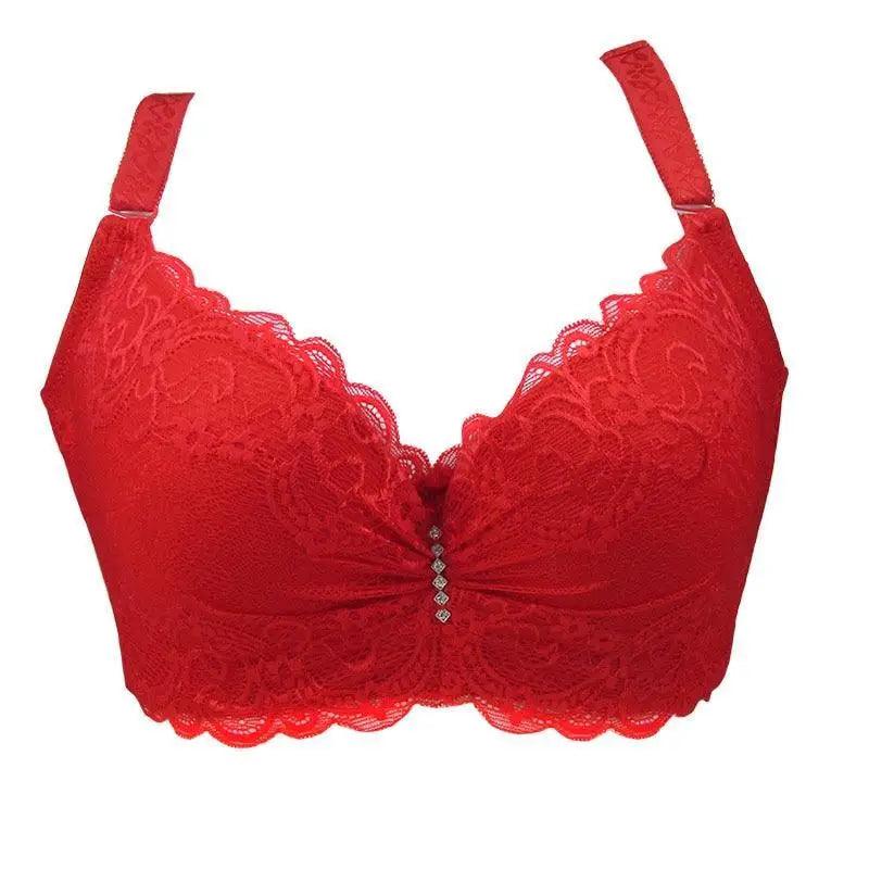 New Luxury Bras for Women's Bra Plus Big Large Size Super Push Up Bralette Lace Intimates Sexy Undrwear For Females Stevvex