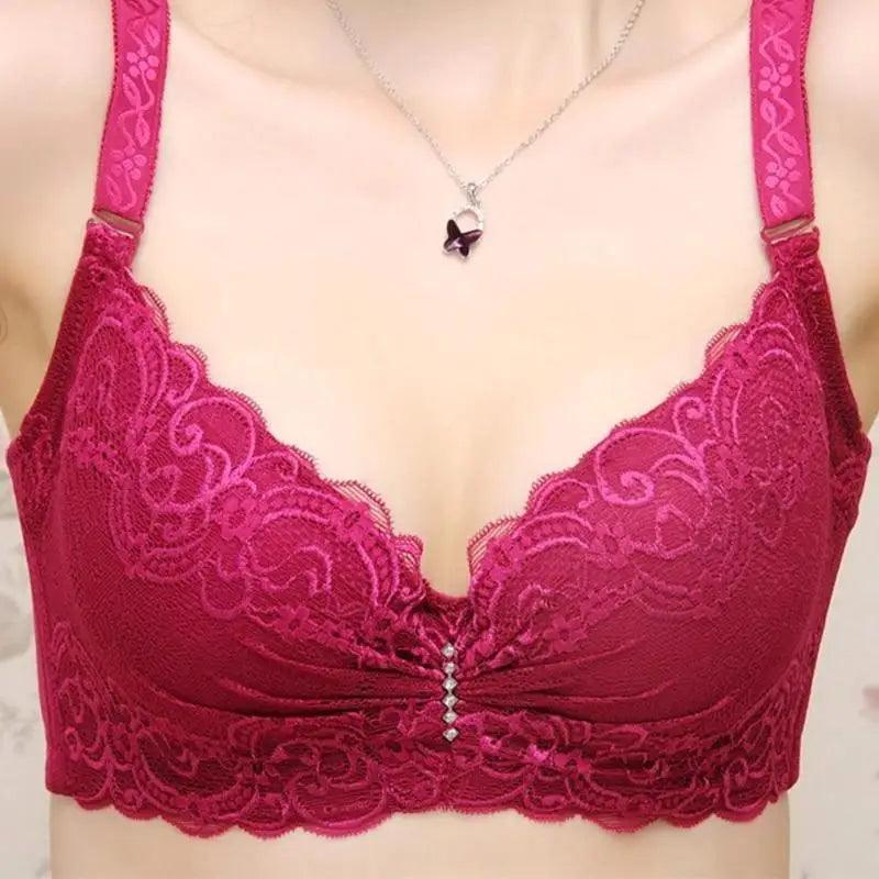 New Luxury Bras for Women's Bra Plus Big Large Size Super Push Up Bralette Lace Intimates Sexy Undrwear For Females Stevvex