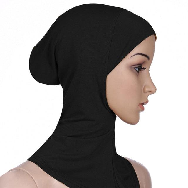 New Luxury Fashion Winter Soft Colorful Inner Hijab Cap Muslim Turban Hijab Caps Muslim Under Scarf  Women Lightweight Hijab Bonnet Muslim Women Elegant Scarf Turbans Head For Women Women's Hijabs Hijab Caps Hat For Women Stevvex