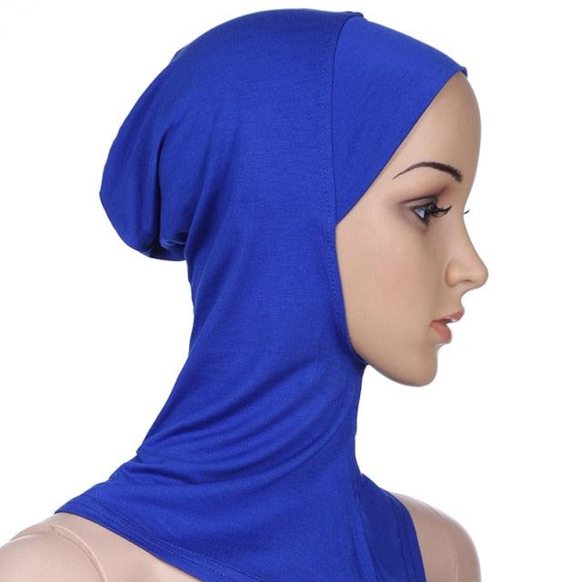 New Luxury Fashion Winter Soft Colorful Inner Hijab Cap Muslim Turban Hijab Caps Muslim Under Scarf  Women Lightweight Hijab Bonnet Muslim Women Elegant Scarf Turbans Head For Women Women's Hijabs Hijab Caps Hat For Women Stevvex