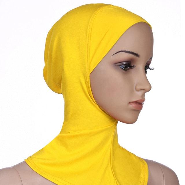 New Luxury Fashion Winter Soft Colorful Inner Hijab Cap Muslim Turban Hijab Caps Muslim Under Scarf  Women Lightweight Hijab Bonnet Muslim Women Elegant Scarf Turbans Head For Women Women's Hijabs Hijab Caps Hat For Women Stevvex