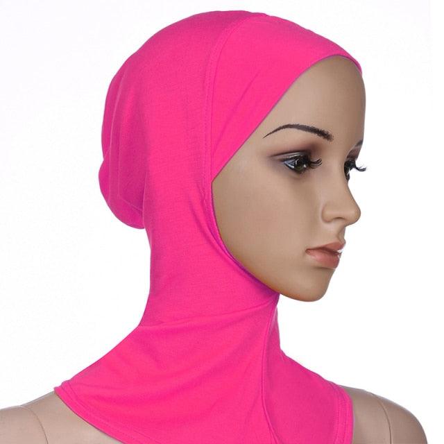 New Luxury Fashion Winter Soft Colorful Inner Hijab Cap Muslim Turban Hijab Caps Muslim Under Scarf  Women Lightweight Hijab Bonnet Muslim Women Elegant Scarf Turbans Head For Women Women's Hijabs Hijab Caps Hat For Women Stevvex