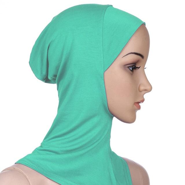 New Luxury Fashion Winter Soft Colorful Inner Hijab Cap Muslim Turban Hijab Caps Muslim Under Scarf  Women Lightweight Hijab Bonnet Muslim Women Elegant Scarf Turbans Head For Women Women's Hijabs Hijab Caps Hat For Women Stevvex