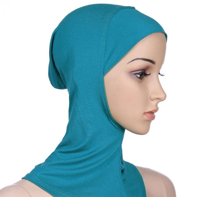 New Luxury Fashion Winter Soft Colorful Inner Hijab Cap Muslim Turban Hijab Caps Muslim Under Scarf  Women Lightweight Hijab Bonnet Muslim Women Elegant Scarf Turbans Head For Women Women's Hijabs Hijab Caps Hat For Women Stevvex
