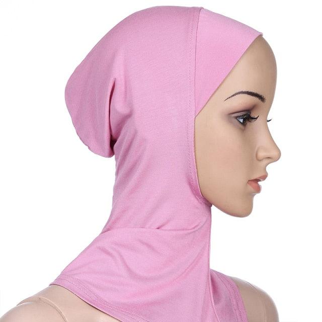 New Luxury Fashion Winter Soft Colorful Inner Hijab Cap Muslim Turban Hijab Caps Muslim Under Scarf  Women Lightweight Hijab Bonnet Muslim Women Elegant Scarf Turbans Head For Women Women's Hijabs Hijab Caps Hat For Women Stevvex