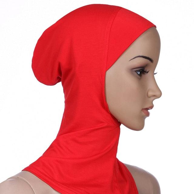 New Luxury Fashion Winter Soft Colorful Inner Hijab Cap Muslim Turban Hijab Caps Muslim Under Scarf  Women Lightweight Hijab Bonnet Muslim Women Elegant Scarf Turbans Head For Women Women's Hijabs Hijab Caps Hat For Women Stevvex