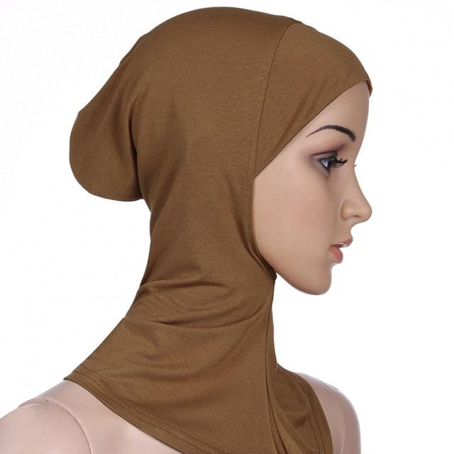 New Luxury Fashion Winter Soft Colorful Inner Hijab Cap Muslim Turban Hijab Caps Muslim Under Scarf  Women Lightweight Hijab Bonnet Muslim Women Elegant Scarf Turbans Head For Women Women's Hijabs Hijab Caps Hat For Women Stevvex