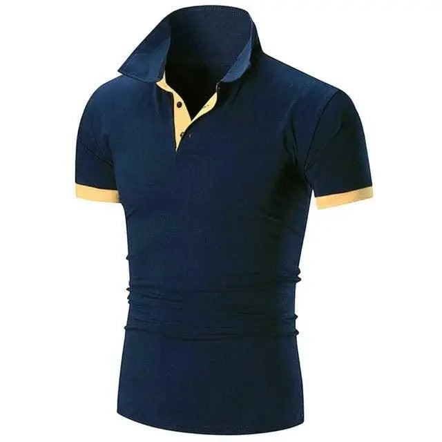 New Polo Shirt Men Summer Cool Men's Shirts Sleeve Polo Business Clothes Luxury Men Tee Shirt Polos  women's short sleeves Summer Men's T-shirt Short Sleeved Lapel Casual T-shirt for Male Half Sleeve Tops Stevvex
