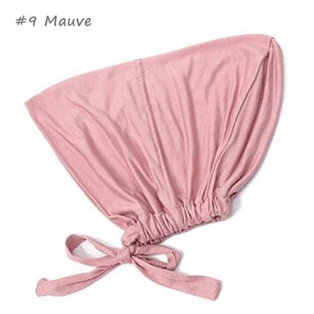 New Soft Modal Muslim Turban Hat Inner Head Wrap Bonnet Under Scarf Hijab Lightweight Caps Elegant Islamic Under Scarf Bonnet Hat Headwrap For Female Stevvex