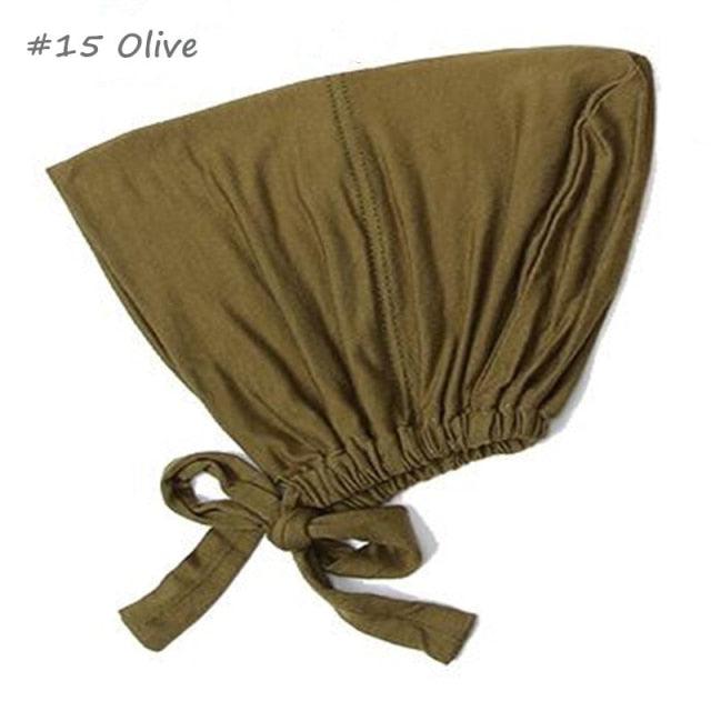 New Soft Modal Muslim Turban Hat Inner Head Wrap Bonnet Under Scarf Hijab Lightweight Caps Elegant Islamic Under Scarf Bonnet Hat Headwrap For Female Stevvex