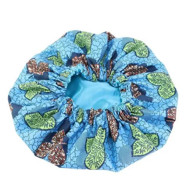 New Stunning Extra Large Satin Lined Bonnet Women Big Size Beauty Print Satin Silk Bonnet Sleep Night Cap Head Cover Bonnet Hat Stevvex