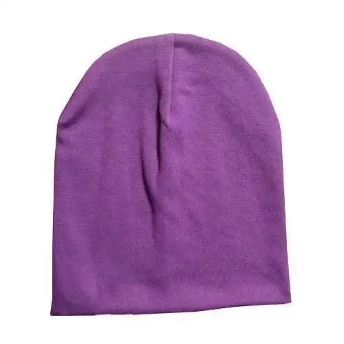 New Trendy  Baby Street Dance Hip Hat Cotton Spring Autumn Toddler Cap Scarf For Boys Girls Winter Warm Solid Color Children Hat Men's Winter Hat Warm Orange Yellow Red Blue Black Knitted Casual Hat Stevvex