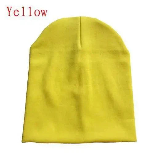 New Trendy  Baby Street Dance Hip Hat Cotton Spring Autumn Toddler Cap Scarf For Boys Girls Winter Warm Solid Color Children Hat Men's Winter Hat Warm Orange Yellow Red Blue Black Knitted Casual Hat Stevvex