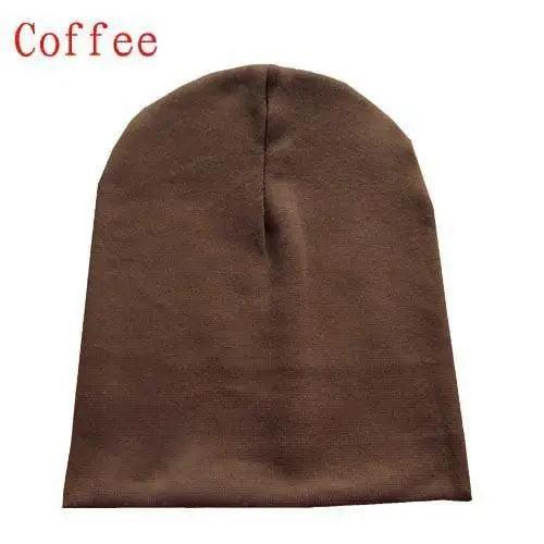 New Trendy  Baby Street Dance Hip Hat Cotton Spring Autumn Toddler Cap Scarf For Boys Girls Winter Warm Solid Color Children Hat Men's Winter Hat Warm Orange Yellow Red Blue Black Knitted Casual Hat Stevvex