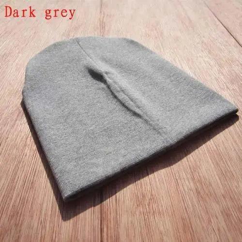 New Trendy  Baby Street Dance Hip Hat Cotton Spring Autumn Toddler Cap Scarf For Boys Girls Winter Warm Solid Color Children Hat Men's Winter Hat Warm Orange Yellow Red Blue Black Knitted Casual Hat Stevvex