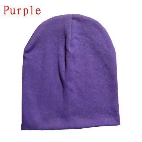New Trendy  Baby Street Dance Hip Hat Cotton Spring Autumn Toddler Cap Scarf For Boys Girls Winter Warm Solid Color Children Hat Men's Winter Hat Warm Orange Yellow Red Blue Black Knitted Casual Hat Stevvex