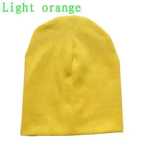 New Trendy  Baby Street Dance Hip Hat Cotton Spring Autumn Toddler Cap Scarf For Boys Girls Winter Warm Solid Color Children Hat Men's Winter Hat Warm Orange Yellow Red Blue Black Knitted Casual Hat Stevvex