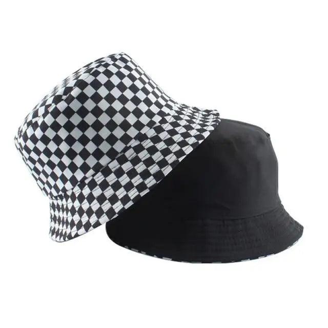 New Trendy Summer Bucket Hats For Women Men's Panama Hat Double-sided Panama Sun Fishing Hat Fisherman Cap for Boys/Girls Stevvex