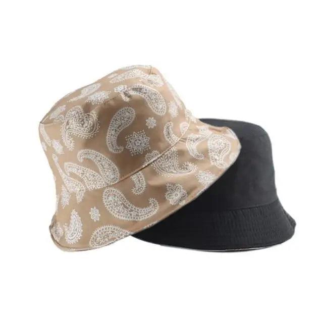New Trendy Summer Bucket Hats For Women Men's Panama Hat Double-sided Panama Sun Fishing Hat Fisherman Cap for Boys/Girls Stevvex