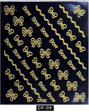 New Vintage Gold Metal Foil Decal Rose Flowers Butterfly Letter Designs Nail Stickers Decorations Metallic Curve Strip Line Nail Decal Self-Adhesive 3D Wave Design Decoration for Women Girls Adhesive Striping Tape Nail Art Stickers
