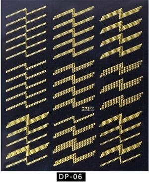 New Vintage Gold Metal Foil Decal Rose Flowers Butterfly Letter Designs Nail Stickers Decorations Metallic Curve Strip Line Nail Decal Self-Adhesive 3D Wave Design Decoration for Women Girls Adhesive Striping Tape Nail Art Stickers