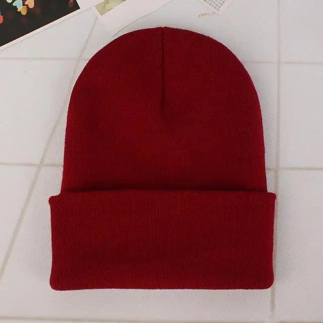 New Winter Hats for Women Men Beanies Knitted Solid Cool Hat Girls Autumn Female Beanie Warm Bonnet Casual Cap For Winter  Knitted Autumn Winter Cap Warm Elastic Winter Women and Men Hat Stevvex