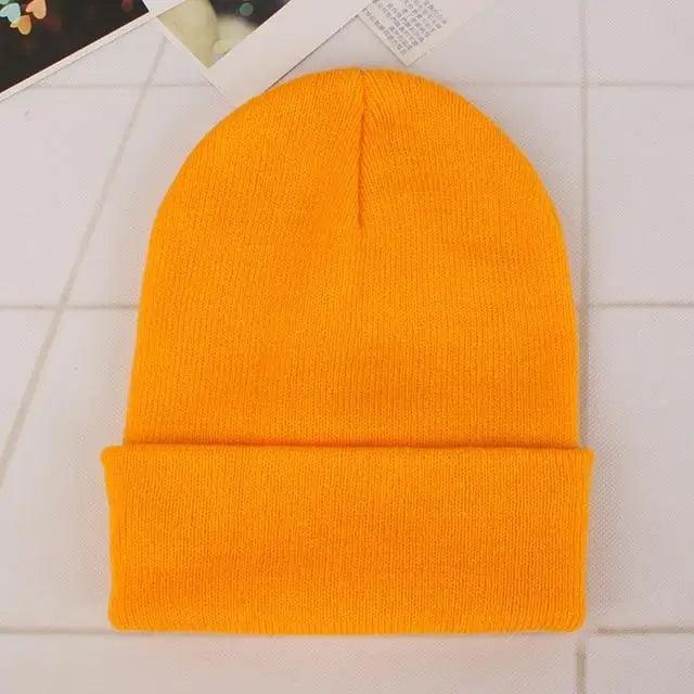 New Winter Hats for Women Men Beanies Knitted Solid Cool Hat Girls Autumn Female Beanie Warm Bonnet Casual Cap For Winter  Knitted Autumn Winter Cap Warm Elastic Winter Women and Men Hat Stevvex