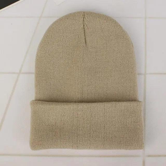 New Winter Hats for Women Men Beanies Knitted Solid Cool Hat Girls Autumn Female Beanie Warm Bonnet Casual Cap For Winter  Knitted Autumn Winter Cap Warm Elastic Winter Women and Men Hat Stevvex