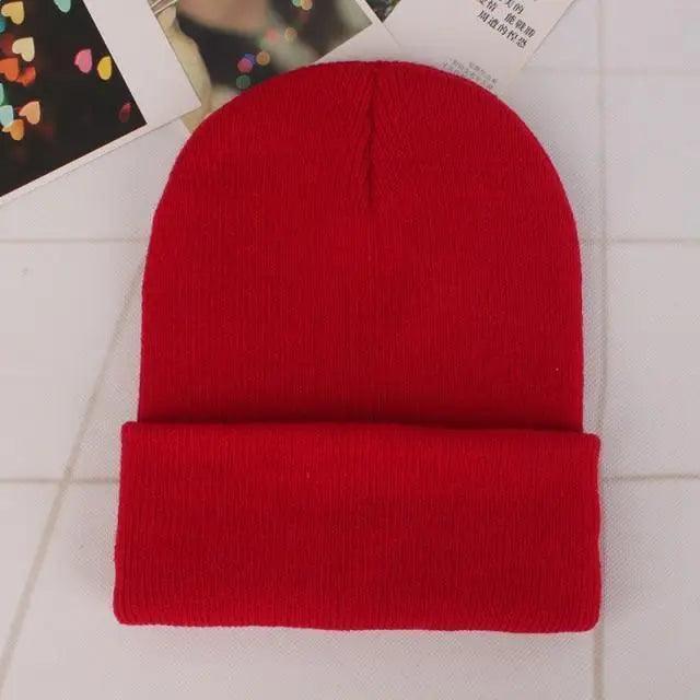 New Winter Hats for Women Men Beanies Knitted Solid Cool Hat Girls Autumn Female Beanie Warm Bonnet Casual Cap For Winter  Knitted Autumn Winter Cap Warm Elastic Winter Women and Men Hat Stevvex