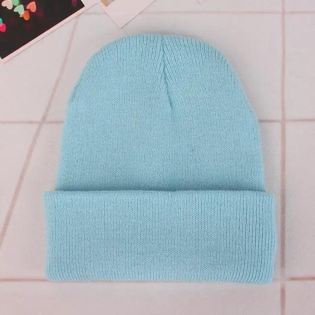 New Winter Hats for Women Men Beanies Knitted Solid Cool Hat Girls Autumn Female Beanie Warm Bonnet Casual Cap For Winter  Knitted Autumn Winter Cap Warm Elastic Winter Women and Men Hat Stevvex