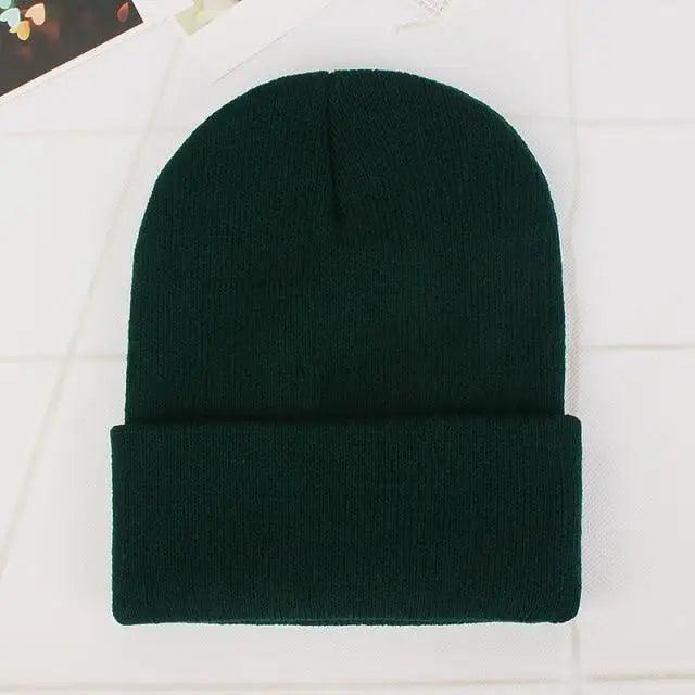New Winter Hats for Women Men Beanies Knitted Solid Cool Hat Girls Autumn Female Beanie Warm Bonnet Casual Cap For Winter  Knitted Autumn Winter Cap Warm Elastic Winter Women and Men Hat Stevvex