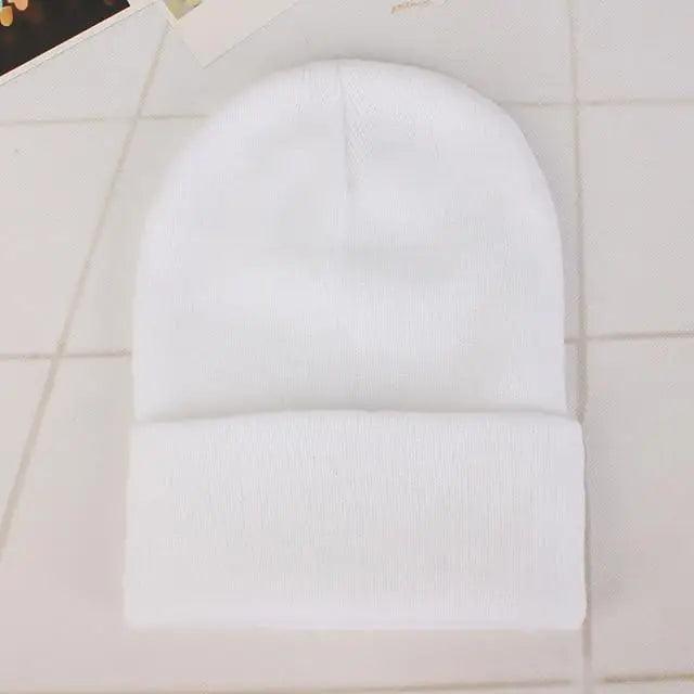 New Winter Hats for Women Men Beanies Knitted Solid Cool Hat Girls Autumn Female Beanie Warm Bonnet Casual Cap For Winter  Knitted Autumn Winter Cap Warm Elastic Winter Women and Men Hat Stevvex