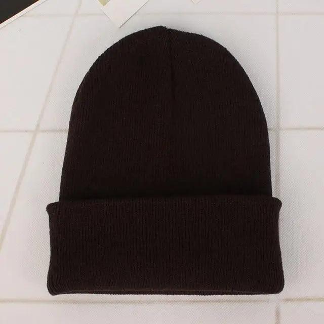 New Winter Hats for Women Men Beanies Knitted Solid Cool Hat Girls Autumn Female Beanie Warm Bonnet Casual Cap For Winter  Knitted Autumn Winter Cap Warm Elastic Winter Women and Men Hat Stevvex