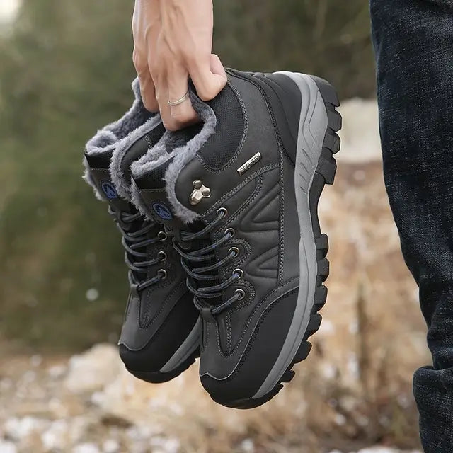 New winter sports shoes for men, outdoor shoes with plush insulation, cotton shoes, lightweight hiking shoes, oversized hiking shoes V.I.P Digital Presence