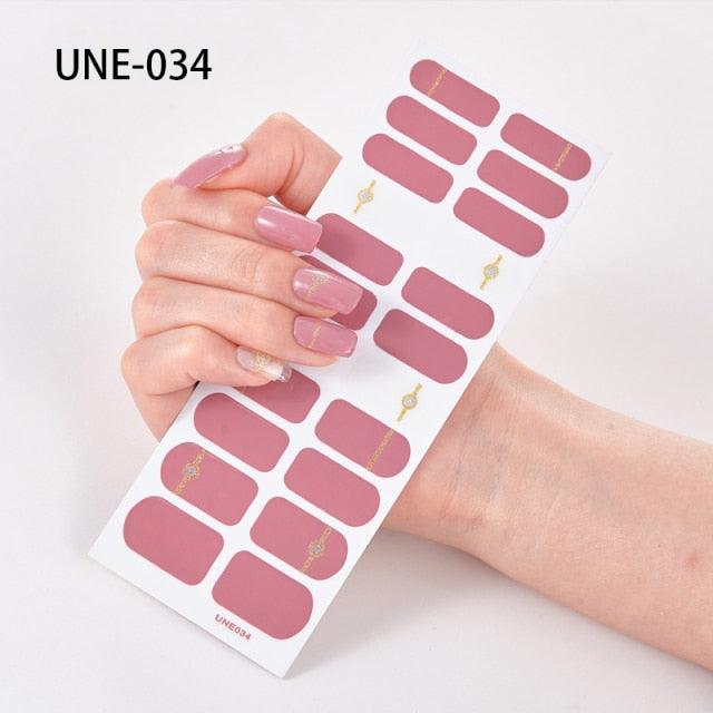 New Year Nail Art Decoration Sticker Manicure French Shiny Sequins Nail Polish Strips Wraps Accessories Manicure Nail Art Stickers French Tip Guides Stickers French Nail Stickers Form Fringe Guides for Decoration Stencil Tools