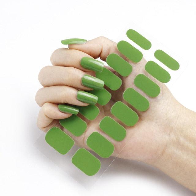 New Year Pure Color Nail Wrap Decals Plain Decor Stickers Nail Art Sticker Set Minimalist Nail Strip Christmas Nail Sticker Nail Decorations Accessories Metal Curve Stripe Lines Design Letter Nail Sticker Adhesive Decoration Template Nail Tool Decor