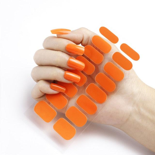 New Year Pure Color Nail Wrap Decals Plain Decor Stickers Nail Art Sticker Set Minimalist Nail Strip Christmas Nail Sticker Nail Decorations Accessories Metal Curve Stripe Lines Design Letter Nail Sticker Adhesive Decoration Template Nail Tool Decor