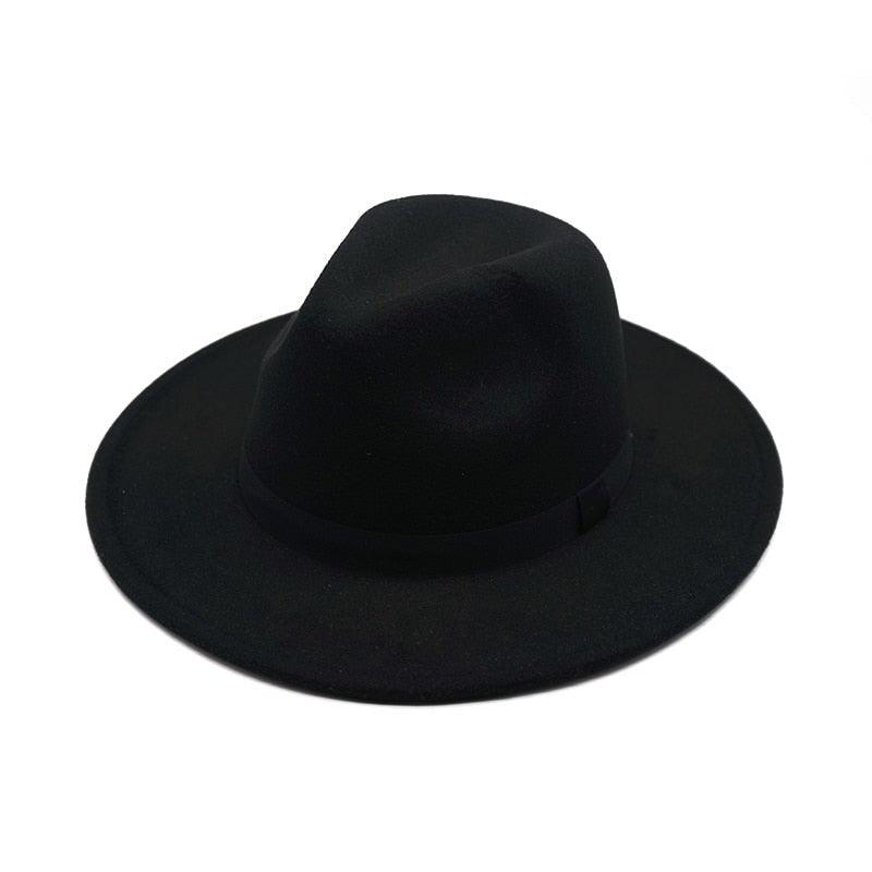 One Size Luxury Fedora Hat Breathable Cap Wide Brim Ladies Hat Men Classic Cotton Fedora Hat With Simple Retro Belt Buckle Vintage Cap Cowboy Hat For Men And Women Stevvex