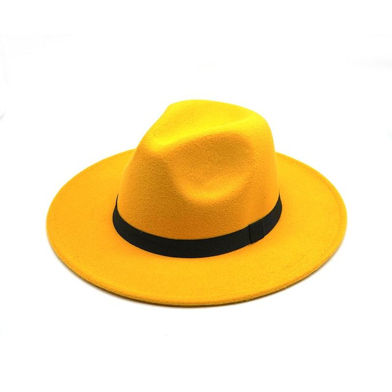 One Size Luxury Fedora Hat Breathable Cap Wide Brim Ladies Hat Men Classic Cotton Fedora Hat With Simple Retro Belt Buckle Vintage Cap Cowboy Hat For Men And Women Stevvex