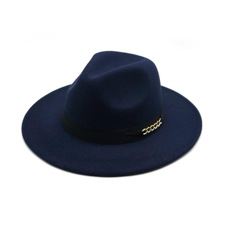 One Size Luxury Fedora Hat Breathable Cap Wide Brim Ladies Hat Men Classic Cotton Fedora Hat With Simple Retro Belt Buckle Vintage Cap Cowboy Hat For Men And Women Stevvex