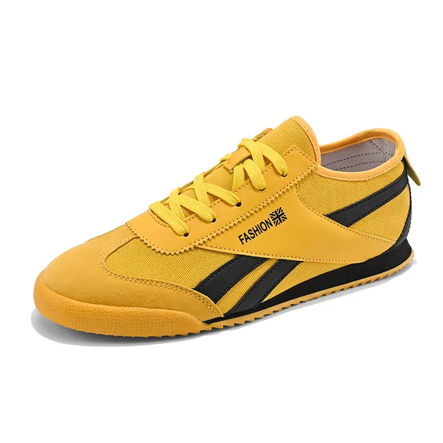Original Yellow Canvas Shoes For Men Trend ow-cut Breathable Casual Running Sneakers Man Fashion Lightweight Men's Sports Shoes V.I.P Digital Presence